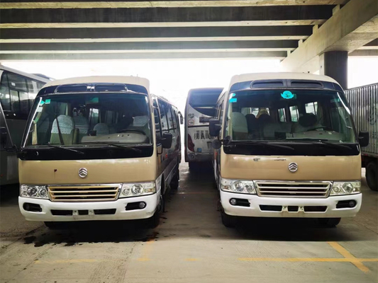 motore diesel di Yuchai 90kw 2015-2017 dorato della vettura di 22seats Dragon Used Coaster Bus Mini