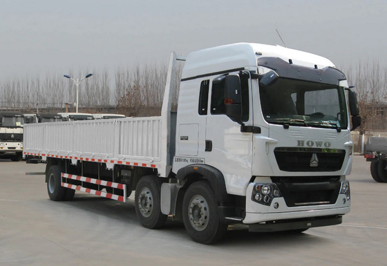 2 recinto potente Trailers Truck del doppio del camion 420hp del carico dell'euro Ii Howo del camion del carico dei furgoni