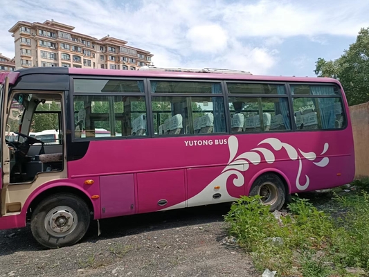 2016 bus ZK6752D Mini Bus With Front Engine di Yutong utilizzato di anno 31 sedili per trasporto