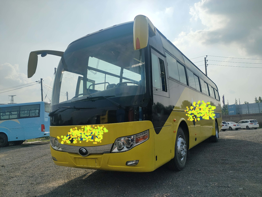2+3 la disposizione 60seats ha usato Yutong trasporta la vettura di lusso Africa 10 metri dei bus di sospensione ZK6110 dell'airbag