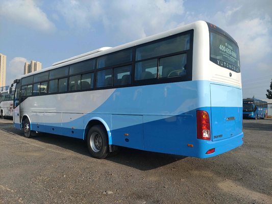 Il bus di guida giusto Yutong Front Engine Coach Zk 6112d 3 trasporta i buoni pneumatici di 45000km