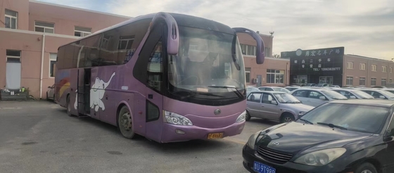 2012 vettura utilizzata Bus Yutong ZK6129HD di anno 53 sedili con porta del motore diesel di Cummins la doppia