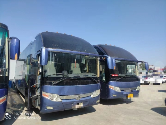 Direzione di lusso di sinistra della sospensione della primavera di piatto del bus di Used Yutong ZK6127 55seater della vettura