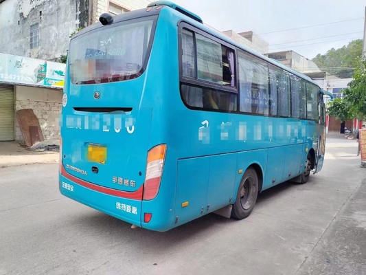 Sospensione della molla del piatto del motore diesel 35seater del bus di seconda mano Yutong ZK6808