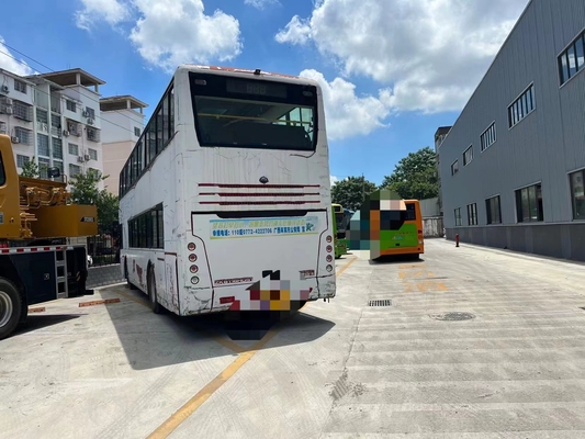 Zk6116HG Autobus da viaggio usato Yutong 86/78 Persone Autobus urbano di seconda mano a due piani