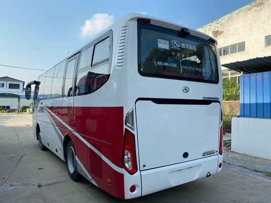 Bus di giro utilizzato motore della chiesa di Yuchai 32seats Kinglong con lo stato XMQ6802 dell'aria