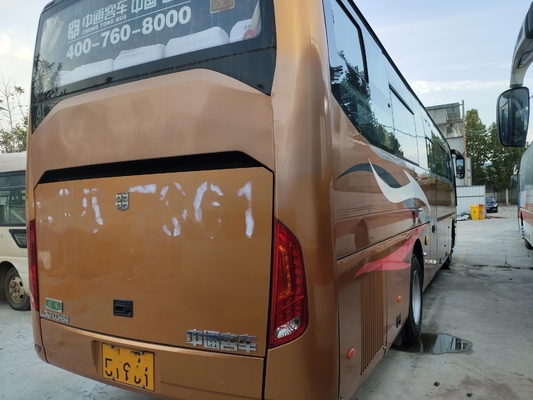 LCK6100 44seater ha usato la guida a sinistra delle porte del motore due di Zhongtong Bus Yuchai della vettura
