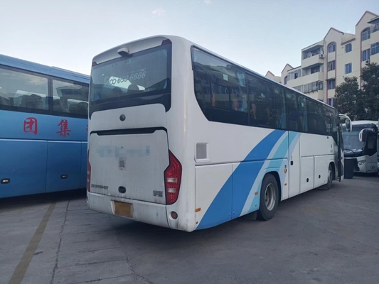 Bus di lusso dei sedili ZK6119 Yutong del bus utilizzato bagagli 48 con le vetture posteriori del motore della porta media
