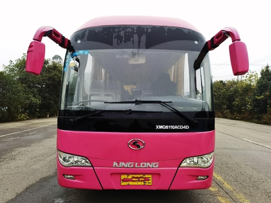 La vettura Second Hand Kinglong ha usato la porta media del passeggero della disposizione dei sedili 2+3 del bus XMQ6110ACD4D 56
