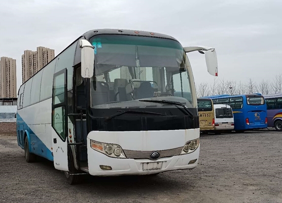 Il colore bianco del bus di giro della seconda mano 51seats ha utilizzato il motore ZK6110 di Yuchai del bus di Yutong