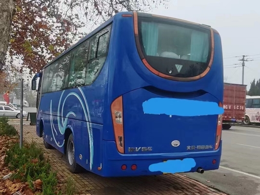 Guida a sinistra di Yuchai Engine Used del bus Foton della vettura e del bus usata 37 sedili BJ6850