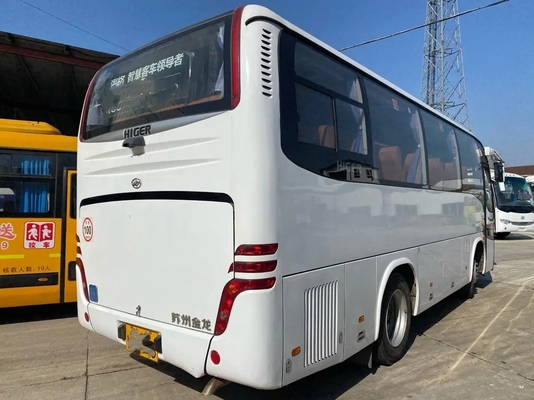 Colore bianco usato dei bus 32 dei sedili della seconda mano dell'più alto della vettura motore di lusso di Bus KLQ6796 Yuchai