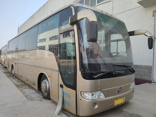 Seconda mano commerciale utilizzata Foton BJ6120 del motore 330hp di Yuchai dei sedili delle doppie porte 53 del bus