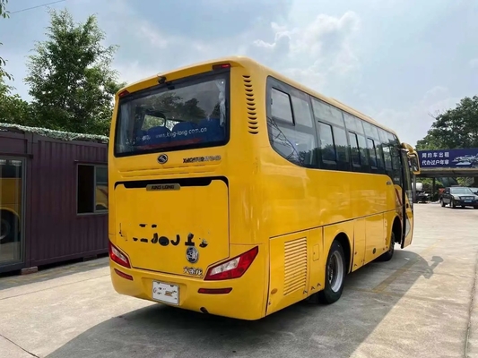 Bus utilizzato XMQ6759 di Kinglong della mano della finestra di scivolamento del A/C della trasmissione manuale dei sedili del motore 33 di Yuchai del bus del passeggero secondo