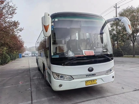 Condizionatore d'aria utilizzato del motore dei cilindri di Yuchai 6 dei sedili del bus di navetta 47 10,7 metri della seconda mano di tenaglie ZK6115 dei giovani
