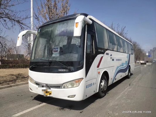 secondo bus della mano 10,5 metri che sigillano il bus XMQ6101 di Kinglong utilizzato condizionatore d'aria medio dei sedili della porta 47 del passeggero della finestra