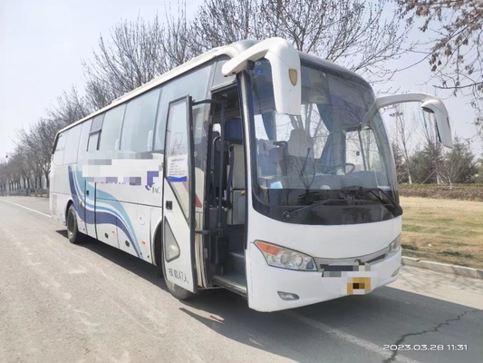 secondo bus della mano 10,5 metri che sigillano il bus XMQ6101 di Kinglong utilizzato condizionatore d'aria medio dei sedili della porta 47 del passeggero della finestra