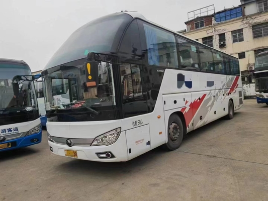 Vettura utilizzata Bus 12 metri 2 dei parabrezza della porta 50 del condizionatore d'aria medio dei sedili del motore di bus posteriore ZK6122 di Yutong