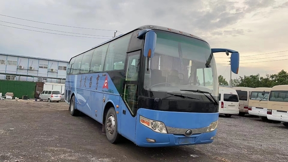 Il condizionatore d'aria blu di colore del motore di Yuchai della disposizione dei sedili dei sedili 2+3 del Microbus 60 della seconda mano ha usato giovane Tong Bus ZK6107