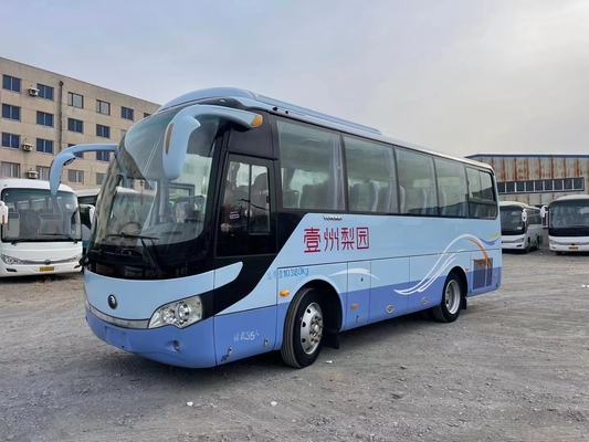 Porta usata di Tong Bus ZK6808 della seconda mano dei sedili della guida a sinistra 35 del bus di transito giovane singola 8 metri