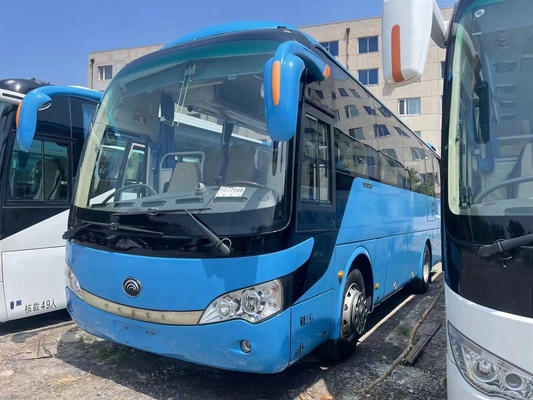Motore utilizzato 245hp di Yuchai dei sedili della vettura e del bus 39 le tenaglie rare ZK6908 di 2015 di anno di colore blu giovani del motore