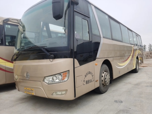 Il motore 245hp di Weichai dei sedili del bus 50 del motore diesel ha usato porta dorata della molla a lamelle del drago XML6112 la singola con il A/C