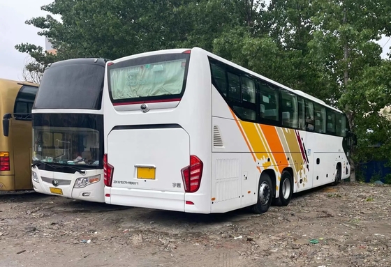 Motore di Weichai dei sedili del compartimento di bagagli del bus della seconda mano il doppio definitivamente grande 48 con il A/C ha utilizzato il bus di giro ZK6137