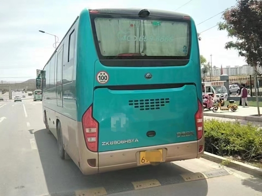 Le corriere utilizzate si inverdiscono bus ZK6906 di Yutong della mano del passeggero dei sedili di colore 36 del condizionatore d'aria medio della porta il secondo