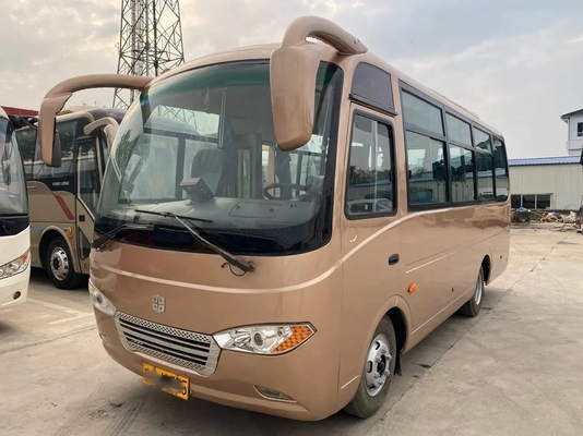 Mano utilizzata Zhongtong Lck6660d di Front Engine With A/C secondo della finestra di scivolamento dei sedili di Mini Bus External Swinging Door 25