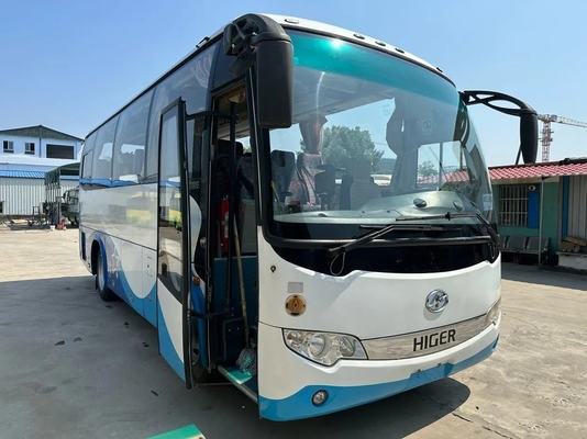Mano utilizzata più alto KLQ6796 della trasmissione manuale dei sedili della sospensione 33 dell'airbag del motore di Yuchai del bus di transito seconda con il A/C