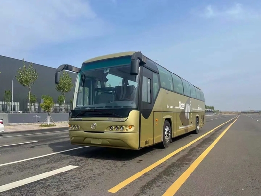 Porta media usata del passeggero del bus 39 dei sedili di Weichai di colore dorato commerciale del motore 336hp 12 metri di bus BFC6120 di Beifang