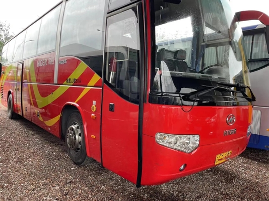 il colore rosso dei secondi della mano della vettura sedili di Middle Passenger Door 51 10,5 metri di motore di Yuchai ha utilizzato il più alto bus KLQ6109