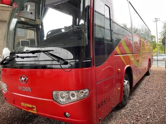 il colore rosso dei secondi della mano della vettura sedili di Middle Passenger Door 51 10,5 metri di motore di Yuchai ha utilizzato il più alto bus KLQ6109