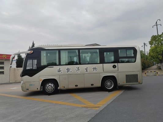 Vetture di passeggero utilizzate 8 metri di giovane di Tong Bus ZK6816 della trasmissione manuale del motore 32 condizionatore d'aria raro dei sedili