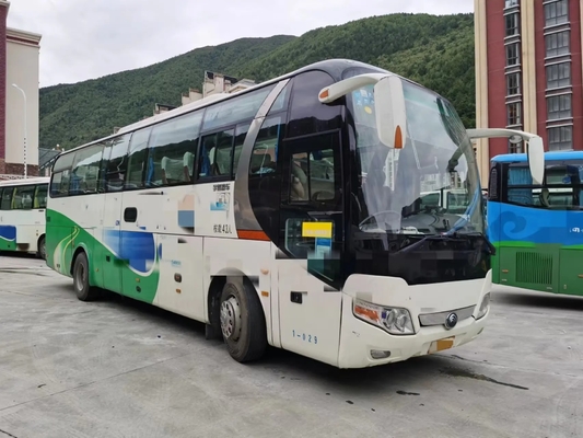 Bus utilizzato ZK6110 LHD/RHD di Yutong della mano del motore 310hp secondo di Yuchai della sospensione dell'airbag dell'EURO IV dei sedili della vettura 43 del bus