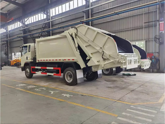 Il ³ di Commercial Vehicles 8m del commerciante del camion che carica il modo HOWO dell'azionamento 4×2 ha compresso il camion di immondizia 7,5 metri di lunghezza