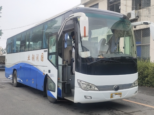 Bus di lusso utilizzati 47 sedili 2 porte del passeggero 11 metro del motore di mano rara di lunghezza giovane Tong Bus ZK6117 del A/C secondo