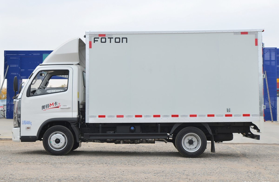 Piccoli camion usati Foton Cargo Truck Cabina singola 3.6 metri Alto 122 CV