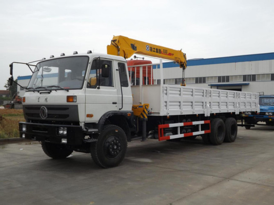 Cran di camion usato Dongfeng 6*4 modalità di guida carico massimo della gru 10 tonnellate Euro 3