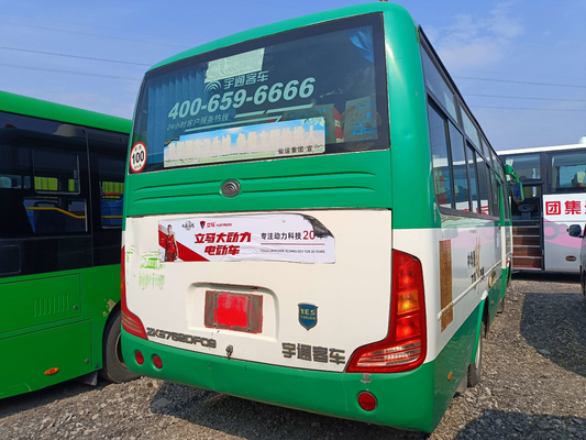 Autobus navetta usato 29 posti Motore anteriore ZK6752D Modello finestra scorrevole Primavera a foglia