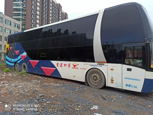 68 posti a doppio asse Autocarri di lusso usati Yutong ZK6146 Weichai Motore 400 CV