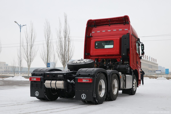 6*4 Drive Modello camion di seconda mano rimorchi Beiben Testa del trattore 560hp Amt 10 ruote