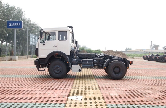 6 pneumatici usati camion di medie dimensioni 4 * 2 Beiben testa trattore 300 CV tetto piatto Euro 3