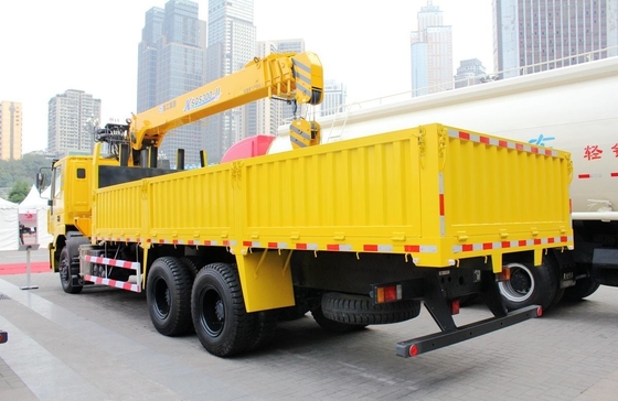 Peso di sollevamento 12 tonnellate Granato di camion usato Hongyan 290hp tetto piatto