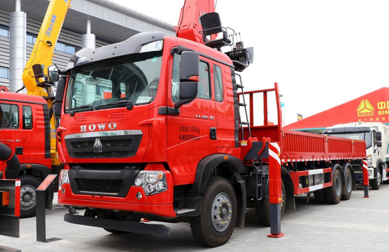 8x4 camion gru montato marchio cinese Howo 350hp Weichai Motore XCMG braccio Potenza forte