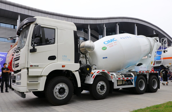 Camion di trasporti di calcestruzzo 8×4 modalità di guida 8 Cementino cisterna Weichai 350hp Lhd