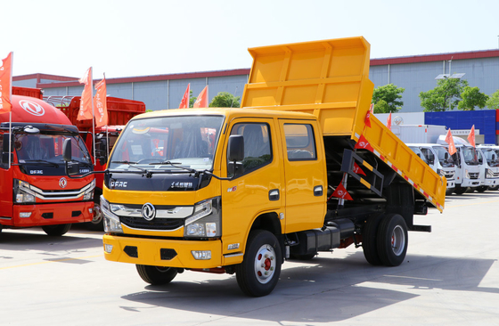 Mini Dump Truck In vendita Euro 5 Emissioni Marca cinese Tipper doppia cabina 4 * 2 modalità di guida