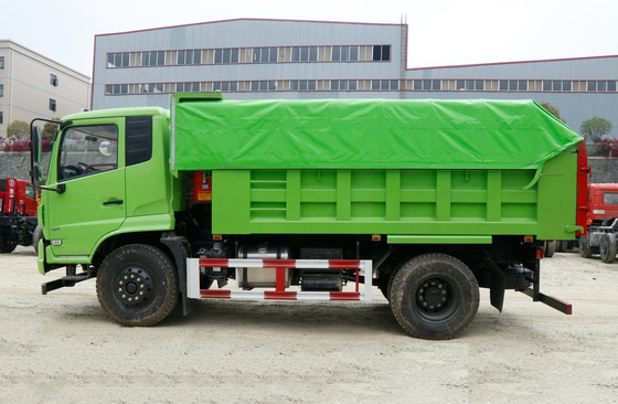 Camionetti a gomma piccoli usati 4*2 Camionetto a scarico Dongfeng Tianjin Single Cab Caricamento 10 tonnellate