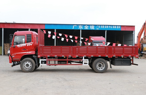 12 tonnellate camion merci Cina Marca Donfeng 4 * 2 camion piatto camion doppio pneumatici posteriori a mano sinistra