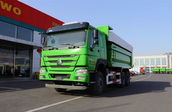 Sino Truck Moteur 400 Weichai Motore 6×4 Howo Dumper Truck Leaf Spring 10 ruote Trasporto stradale
